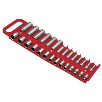 Large Magnetic 3/8 Socket Tray - Red