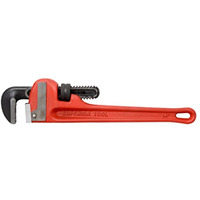 4009496 PIPE WRENCH 14"" Superior Tool Pro-Line 2 in. Heavy Duty Pipe Wrench Red 1 pc (Pack of 1)