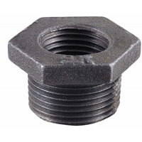 HEX BUSHING 2"X1/2"BLK (Pack of 1)