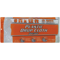 DROPCLOTH 9'X12' 3MIL (Pack of 1)