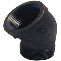 STREET ELBOW 45 2" BLK (Pack of 1)