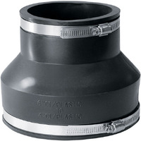 FLEX PVC COUPLING 6"X4" (Pack of 1)