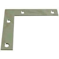 CORNER BRACE ZN 4X3/4" (Pack of 1)