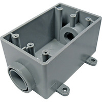 BOX OUTLET PVC FSC 3/4" (Pack of 1)