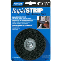 1024398 SPINDLE-MNT WHEEL 4"" Norton Rapid Strip 4 in. D X 1/2 in. S Silicon Carbide Disc Spindle-Mounted Wheel 1 each (Pack of 1)
