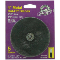 METAL CUT WHL 4X1/16X3/8 (Pack of 1)
