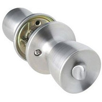 LOCK DOOR PRVCY STN CHR (Pack of 1)
