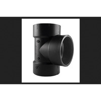 TEE VENT ABS 1.5" HXHXH (Pack of 1)