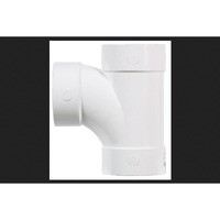 TEE SAN PVC S&D 4" HXHXH(Pack of 1)