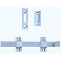 BOLT SURFACE COMM 8"CHRM (Pack of 1)
