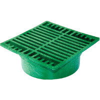 HVY DTY GRATE SQ 7" GRN (Pack of 1)
