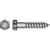 HX LAG SCRW Z 3/8X5-1/2 (Pack of 1)