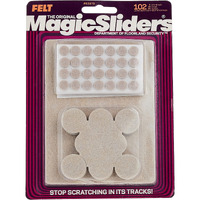 PAD FELT AST OAT10 (Pack of 1)