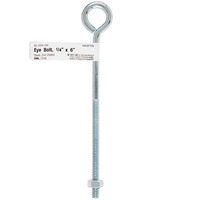 BOLT EYE W/NUT 1/4""X6"" (Pack of 10)