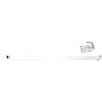 BAR SLDG DOOR 28/48 WHT (Pack of 1)