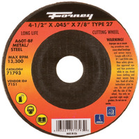 CUTOFF WHL 4.5X.045X7/8 (Pack of 1)