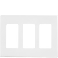 SCRWLS WALPLT WHT 3GANG (Pack of 1)