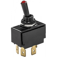 LIGHTED TIP TOGGLE SWITCH (MOM. ON/