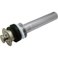 Kingston Brass EV3008 Lift and Turn Sink Drain without Overflow, 17 Gauge, Brushed Nickel