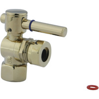 Fauceture CC44102DL 1/2" IPS, 1/2" or 7/16" Slip Joint Angle Valve, Polished Brass
