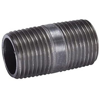 NIPPLE 2-1/2XCLOSE BLK (Pack of 1)