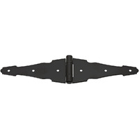 STRAP HNGE ORNA 6"BLK 2P (Pack of 1)