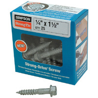 STRONG-DRIVE SCREW 1.5" (Pack of 1)