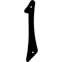 5028254 4"" BLK #1 NAILON 1PC Hillman 4 in. Black Aluminum Nail-On Number 1 1 pc (Pack of 3)
