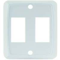 DOUBLE FACE PLATE  WHT