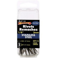 RIVET SS 1/8"LONG (Pack of 1)