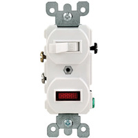 SWITCH W/LITE SP 15A WHT (Pack of 1)