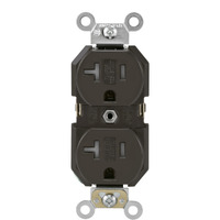 OUTLET BROWN 5-20R 125V (Pack of 1)