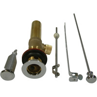 Kingston Brass KB2001 Pop-Up Drain with Overflow, 22 Gauge, Polished Chrome