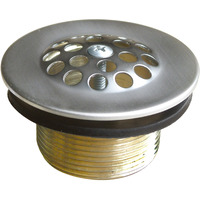 Kingston Brass DTL208 Tub Drain Strainer and Grid, Brushed Nickel