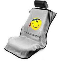 Jeep Grey Smiley Face Seat Armour