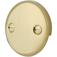 Kingston Brass DTT102 Bath Tub Overflow Plate, Polished Brass