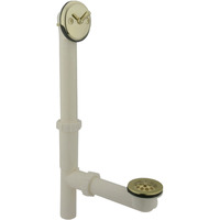 Kingston Brass DTLA1162 Bath Tub Drain with Overflow, Polished Brass
