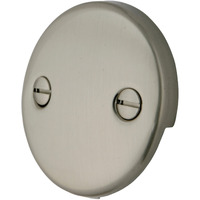 Kingston Brass DTT108 Bath Tub Overflow Plate, Brushed Nickel