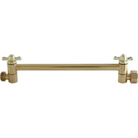 Kingston Brass K153A2 10" High-Low Shower Arm Adjustable, Polished Brass