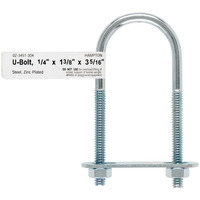BOLT U 1/4""X1-3/8""X3.31"" (Pack of 10)