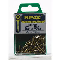 SCRW SPAX FH 6X5/8ZNBX50 (Pack of 1)