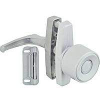 UNIVERSAL KNOB LATCH WHT (Pack of 1)