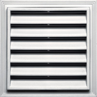 VENT GABLE 12X12" WHITE (Pack of 1)