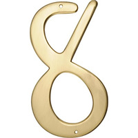 5028354 4"" GLD #8 NAILON 1PC Hillman 4 in. Gold Brass Nail-On Number 8 1 pc (Pack of 3)