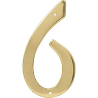 5028362 4"" GLD #6 NAILON 1PC Hillman 4 in. Gold Brass Nail-On Number 6 1 pc (Pack of 3)
