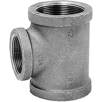 TEE REDUCE BLK 1X3/4X1" (Pack of 1)