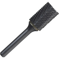 SB6 5/8" X 1" Cylindrical End Cut Carbide Burr 1/4 Shank, DULSB6