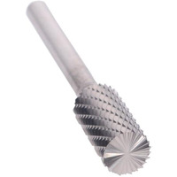 SB7 3/4" X 1" Cylindrical End Cut Carbide Burr 1/4 Shank, DULSB7