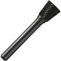 SN1 1/4" X 5/16" Inverted Cone Carbide Burr 1/4" Shank, DULSN1