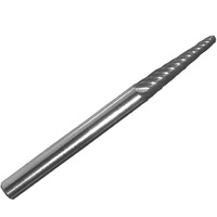 SL53 3/16" X 1/2" Cone 14 Taper Carbide Burr 1/8" Shank, DULSL53